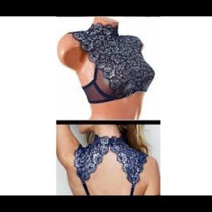 Victoria’s Secret Blue silver Bralette.